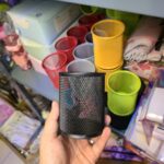 جاقلمی توری فلزی رنگی مشکی