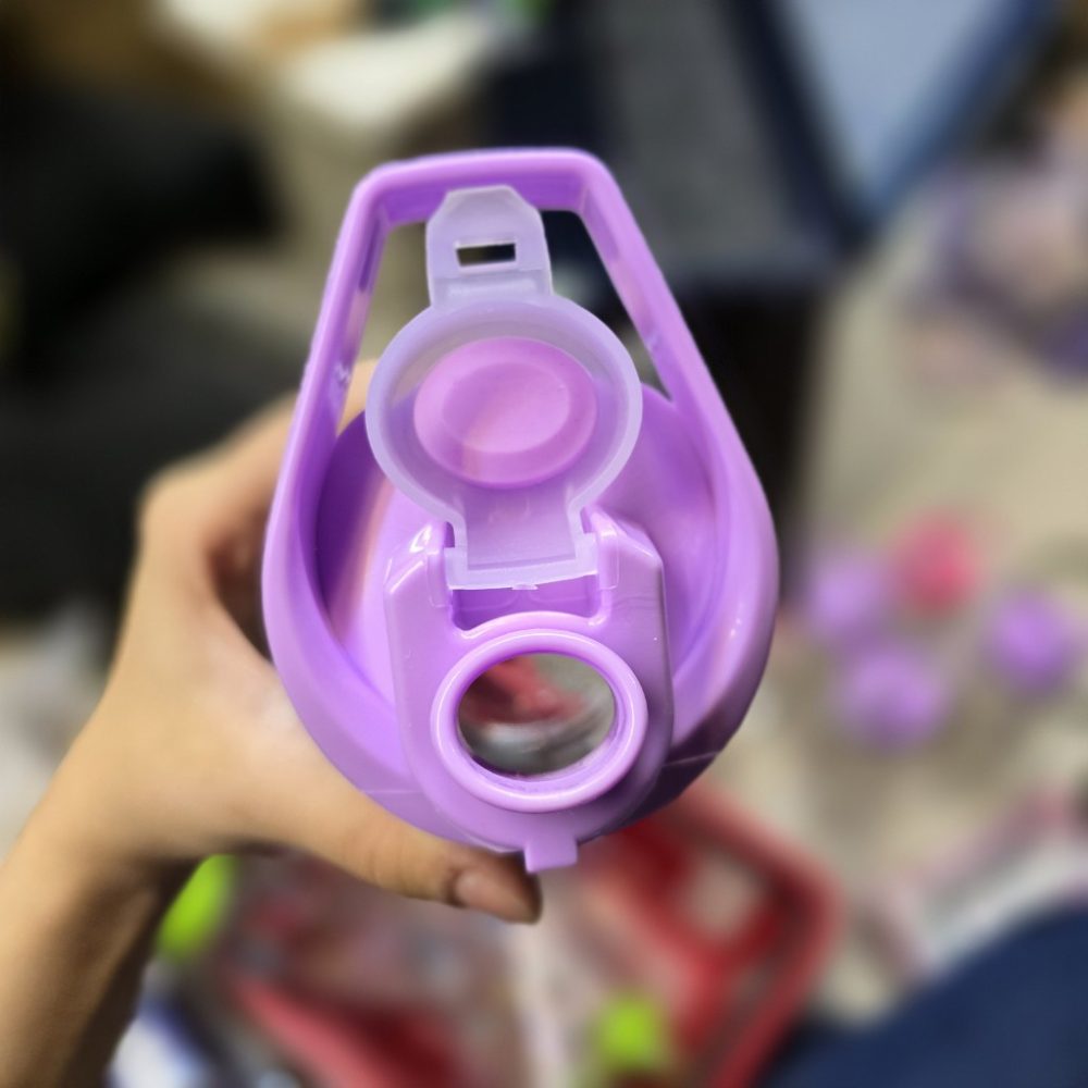 قمقمه طرح دونات آسان نوش دخترانه سر