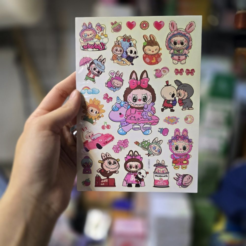 تتو ورقی طرح لبوبو