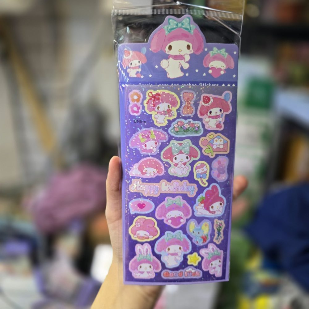 استیکر ورقی هولوگرامی ملودی