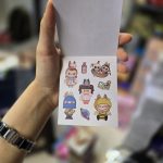 دفترچه استیکر 12 ورقی لبوبو داخل