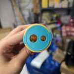 پاک کن و تراش مخزن دار برند توچین تنه درخت رنگ زرد - Image 3