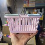 سبد فانتزی مینی رنگ صورتی - Image 2