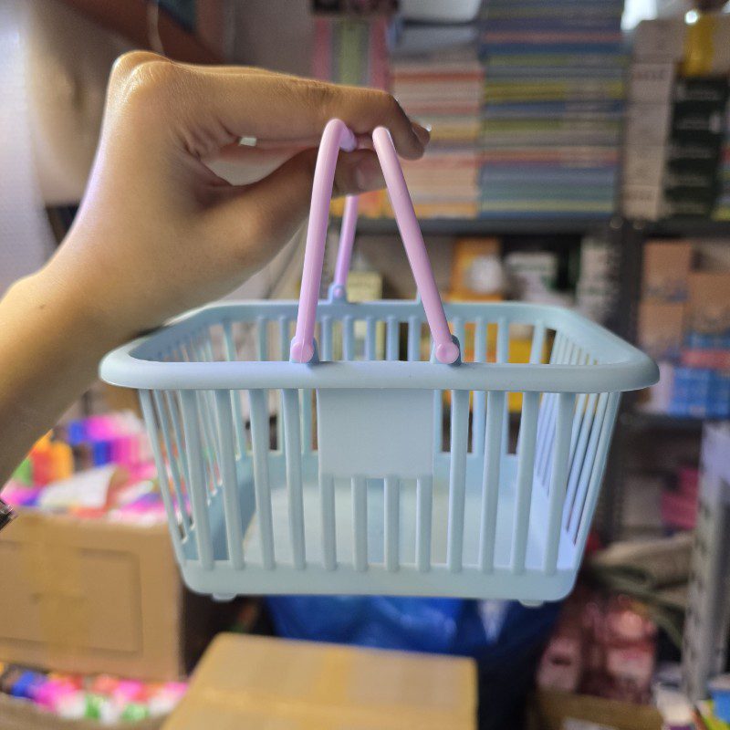 سبد فانتزی مینی رنگ آبی