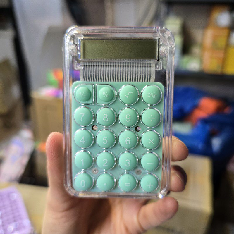 20251110_152720_copy_800x800 ماشین حساب شفاف مینی رنگ سبز
