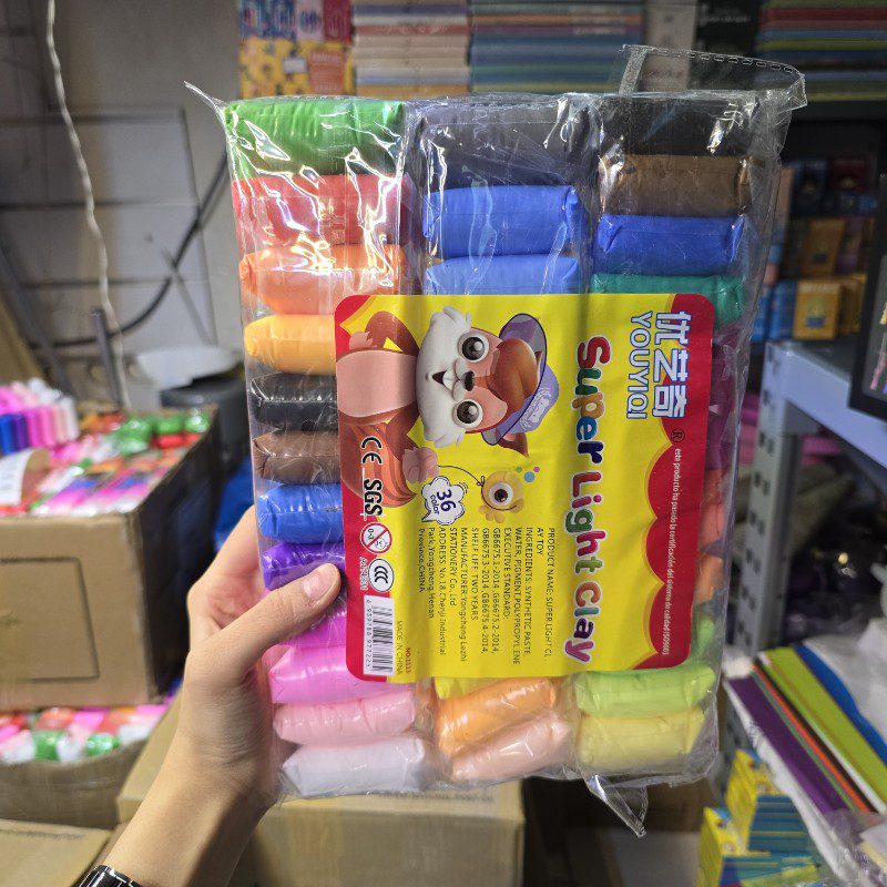 خمیر کلی 36 رنگ