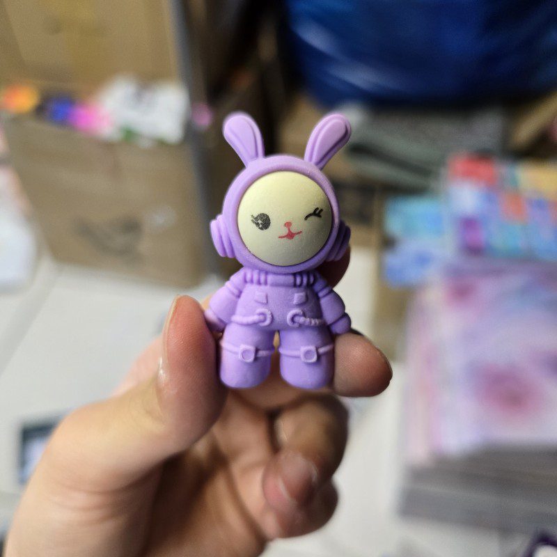 پاک کن طرح خرگوش بنفش