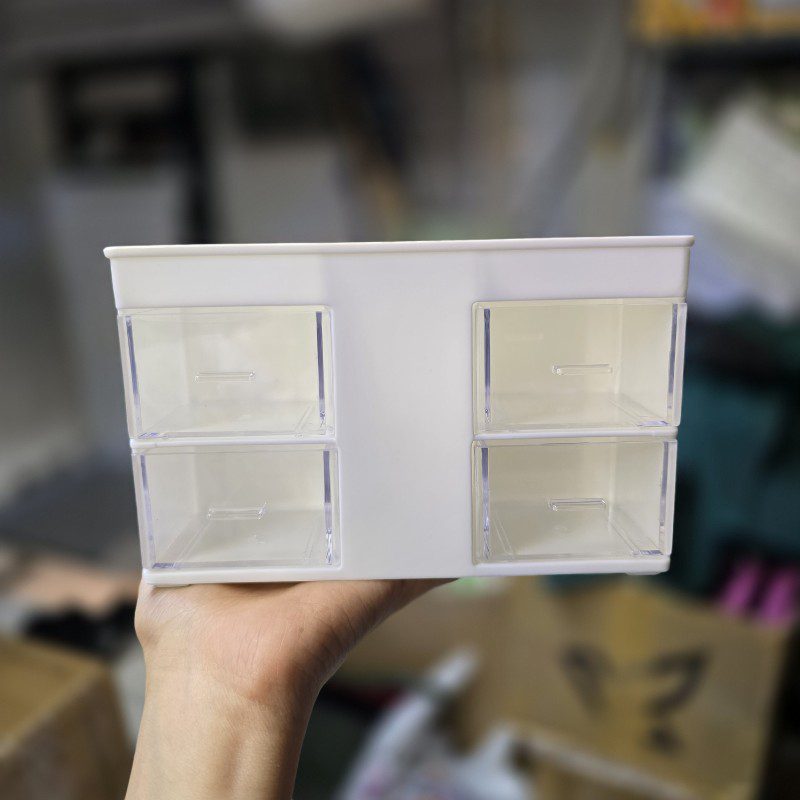 جاقلمی 4کشو سفید