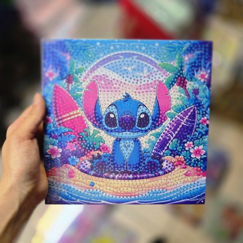 نقاشی الماسی بوم سایز 20 در 20 طرح استیج قایق کد02