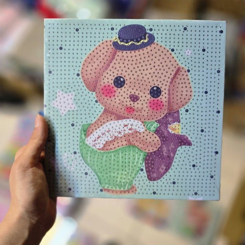 IMG_20251101_180125_207 نقاشی الماسی بوم سایز 20 در 20 طرح سگ کد 16