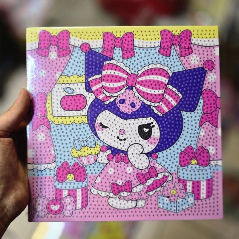 IMG_20251101_180125_353 نقاشی الماسی بوم سایز 20 در 20 طرح کرومی و کیک کد 08