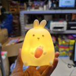 چراغ خواب دکوری طرح خرگوش باتری خور - Image 2