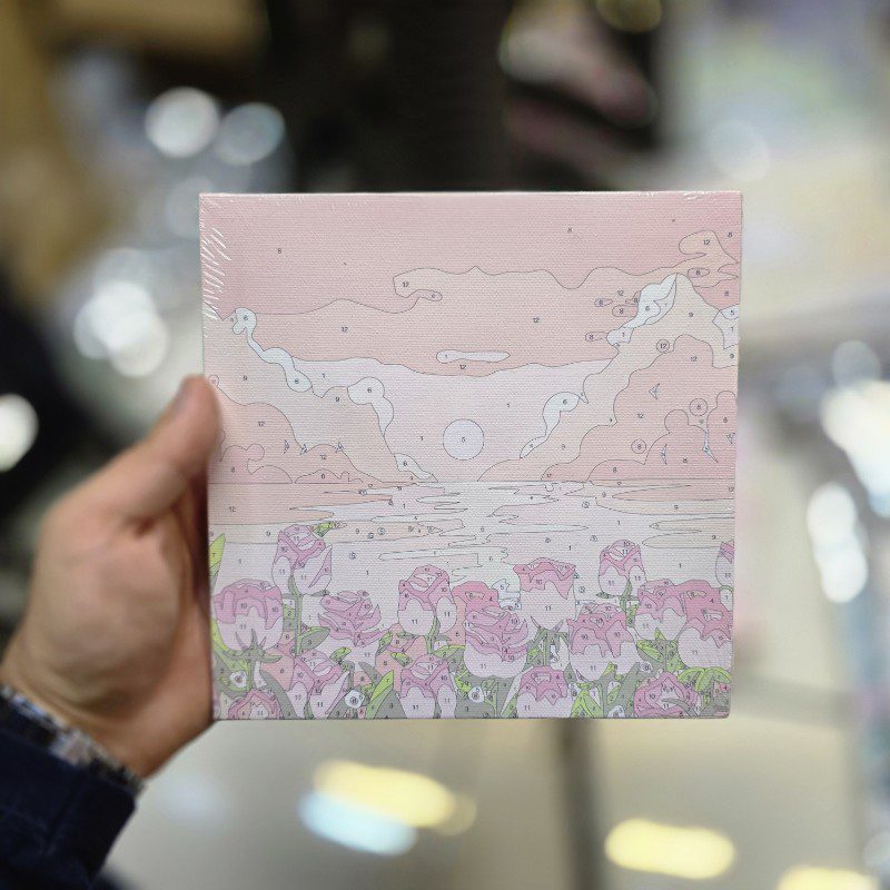 نقاشی آبرنگی مدل بوم سایز 20در20 طرح 07