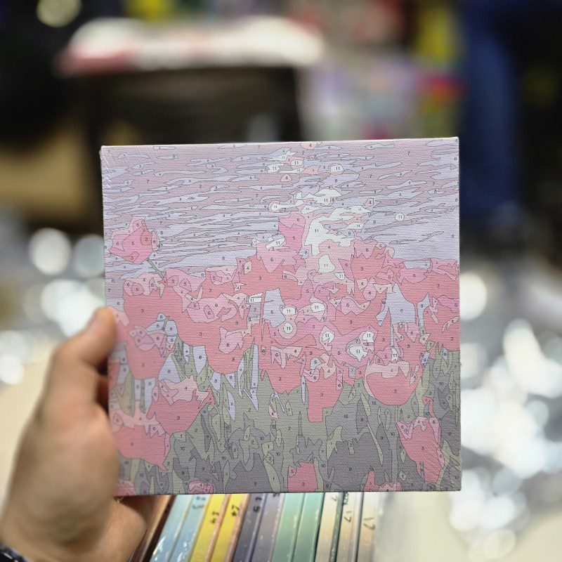 نقاشی آبرنگی مدل بوم سایز 20در20 طرح 18