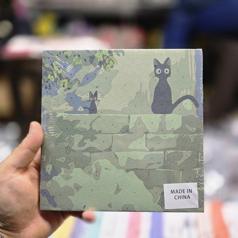 نقاشی آبرنگی مدل بوم سایز 20در20 طرح 25