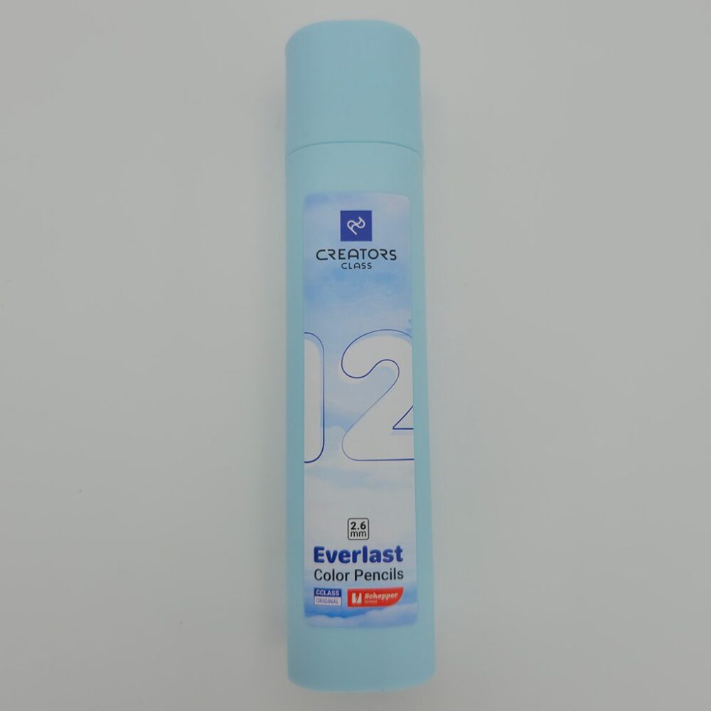 مداد رنگی 12 رنگ کریتورز کلاس مدل فشاری به همراه تراش