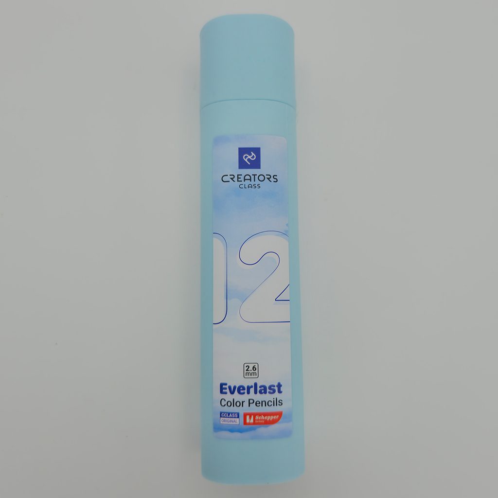 مداد رنگی 12 رنگ کریتورز کلاس مدل فشاری به همراه تراش