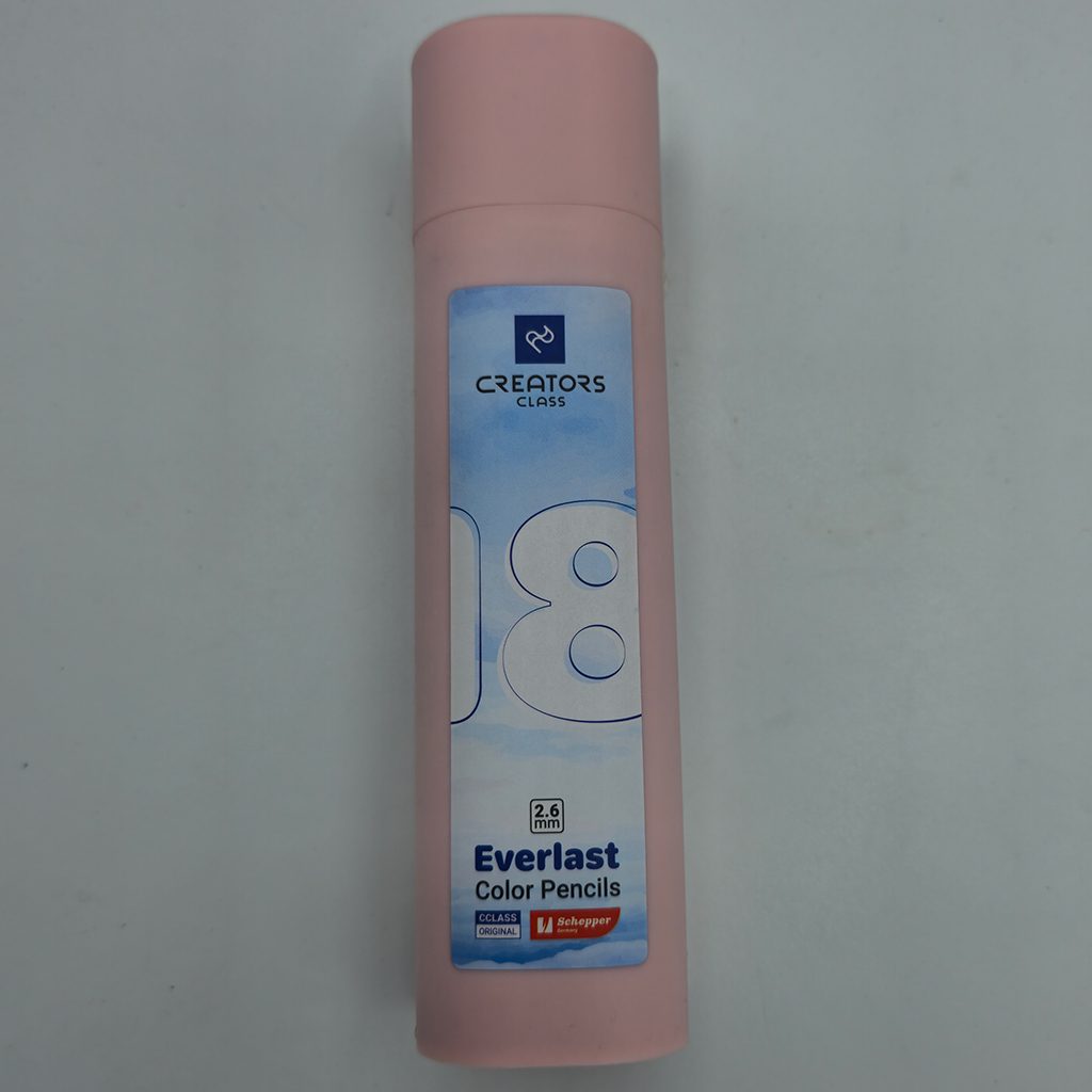 cre-co-pe-18-pack مداد رنگی 18 رنگ کریتورز کلاس مدل فشاری به همراه تراش