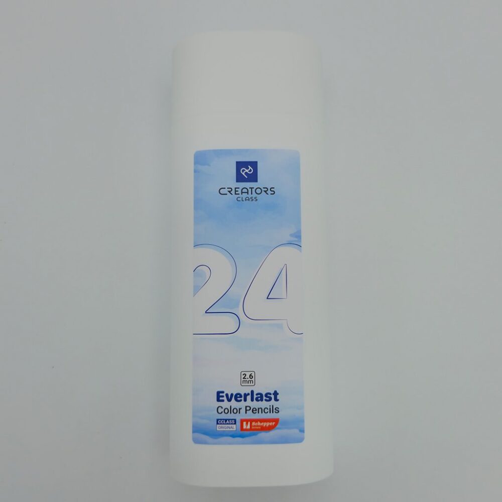 مداد رنگی 24 رنگ کریتورز کلاس مدل فشاری به همراه تراش