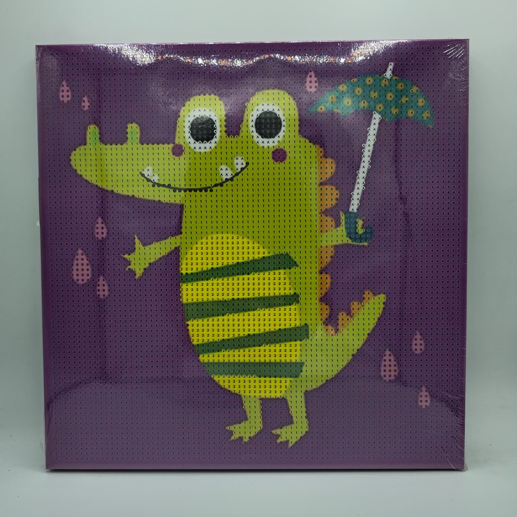 نقاشی الماسی بومی 20 در 20 طرح دایناسور مشکوک