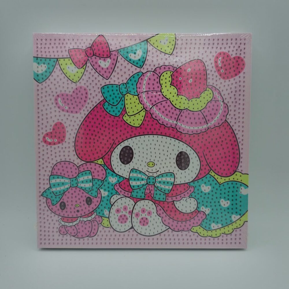 نقاشی الماسی بومی 20 در 20 طرح ملودی 01