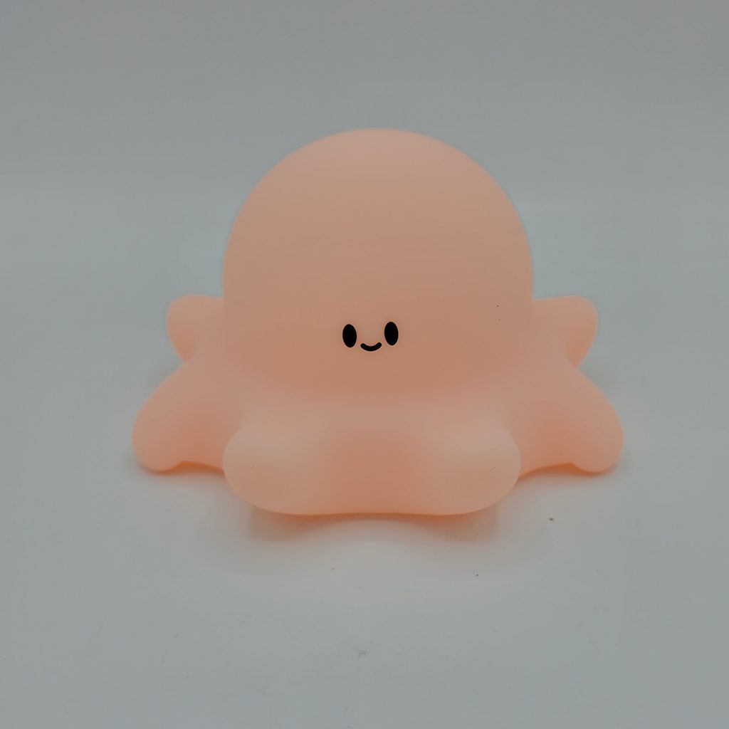 si-la-okh2 چراغ خواب سیلیکونی لمسی طرح هشت پا اورجینال