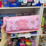 جامدادی طرح گل کلاسیک دو زیپ برند بلوط