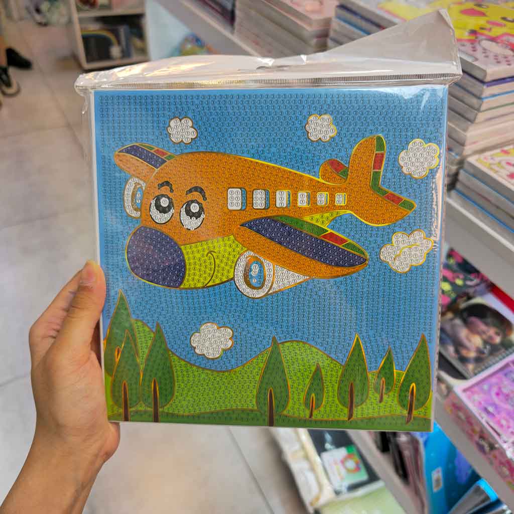 نقاشی الماسی بومی 20 در 20