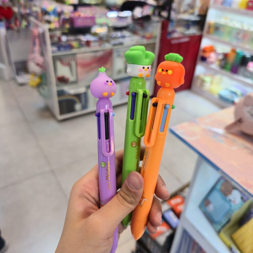 خودکار شش رنگ سبزیجات