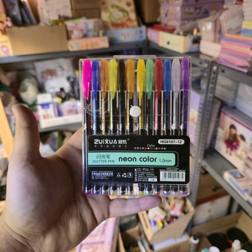 خودکار فانتزی اکلیلی zuixua بسته ۱۲ عددی