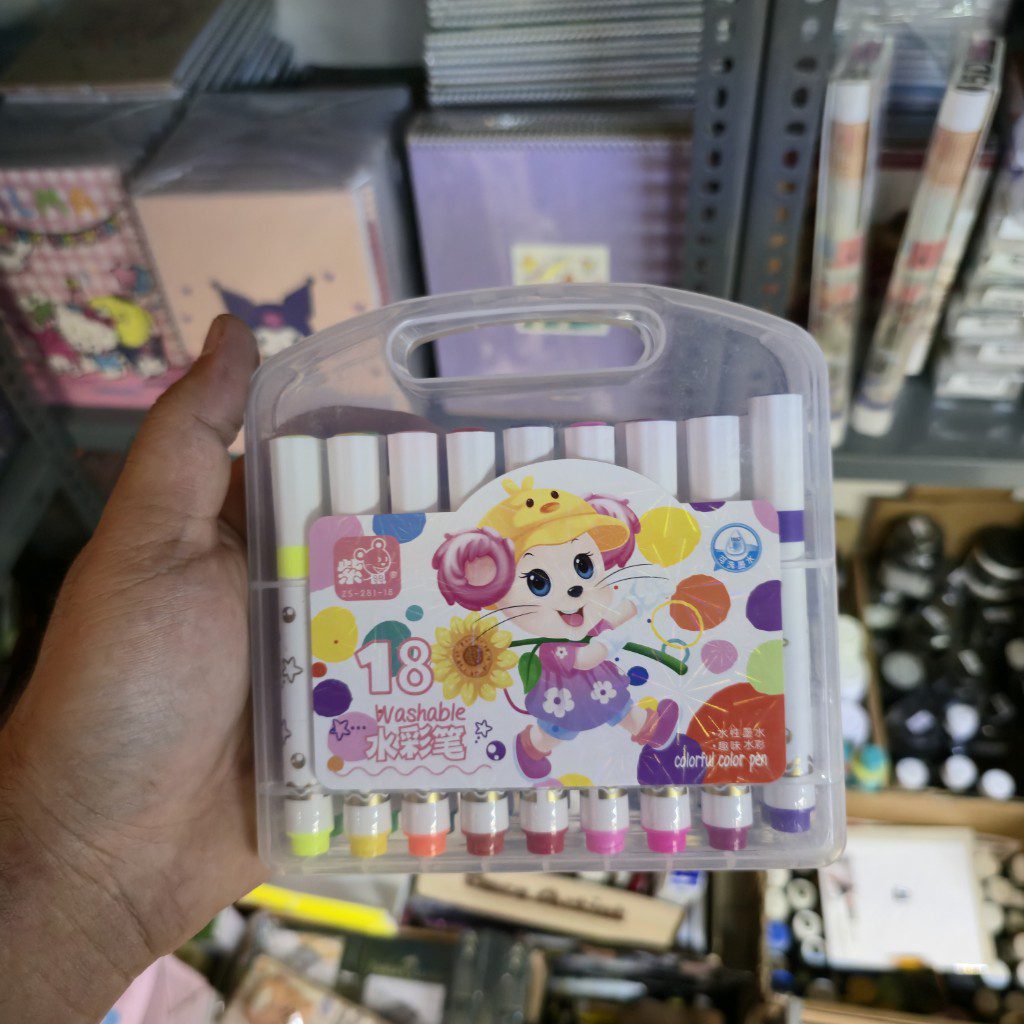 ماژیک ۱۸رنگ قابل شستشو