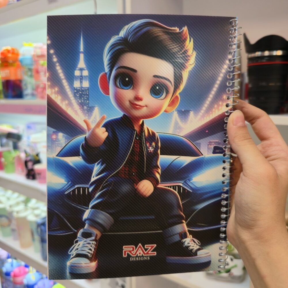 دفتر برند راز 50برگ جلد طلقی