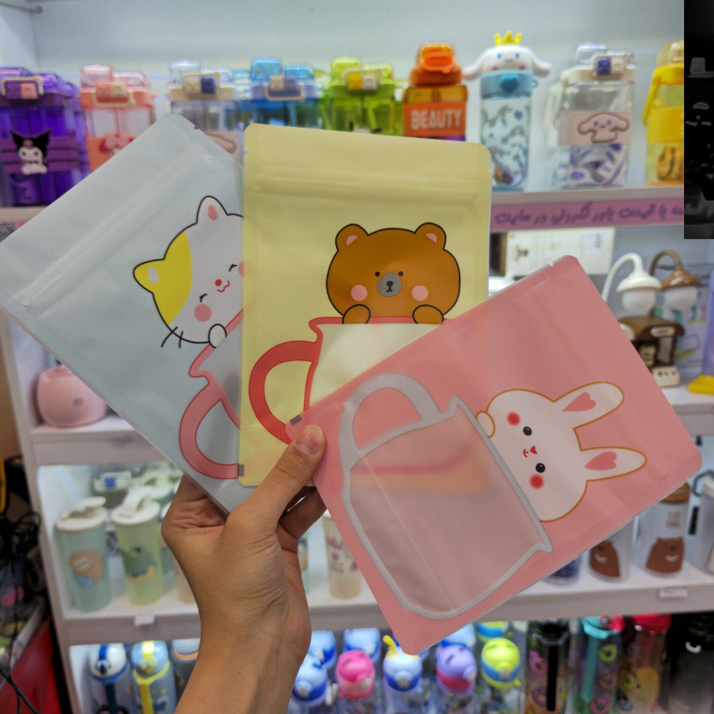 زیپ‌کیپ فانتزی بدون دسته سایز کوچک‌تر از A5