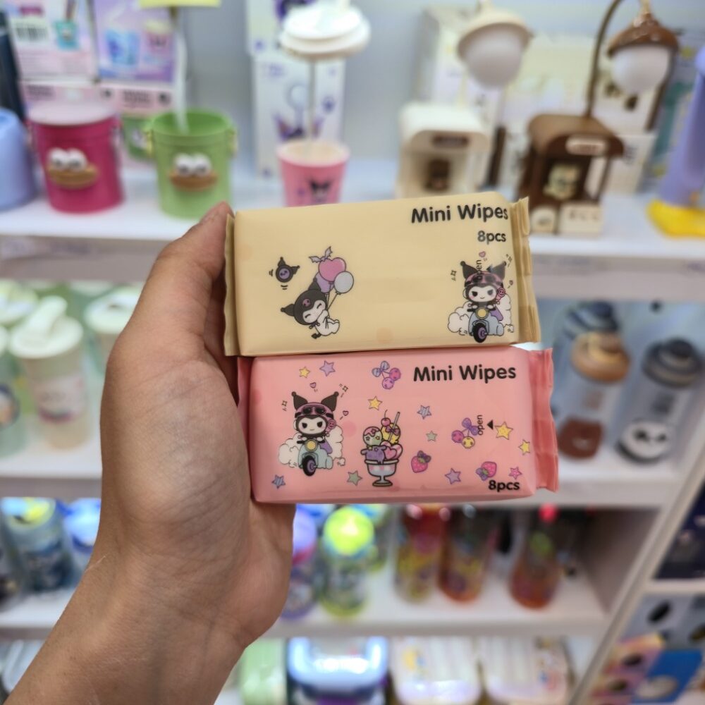 دستمال مرطوب طرح کرومی