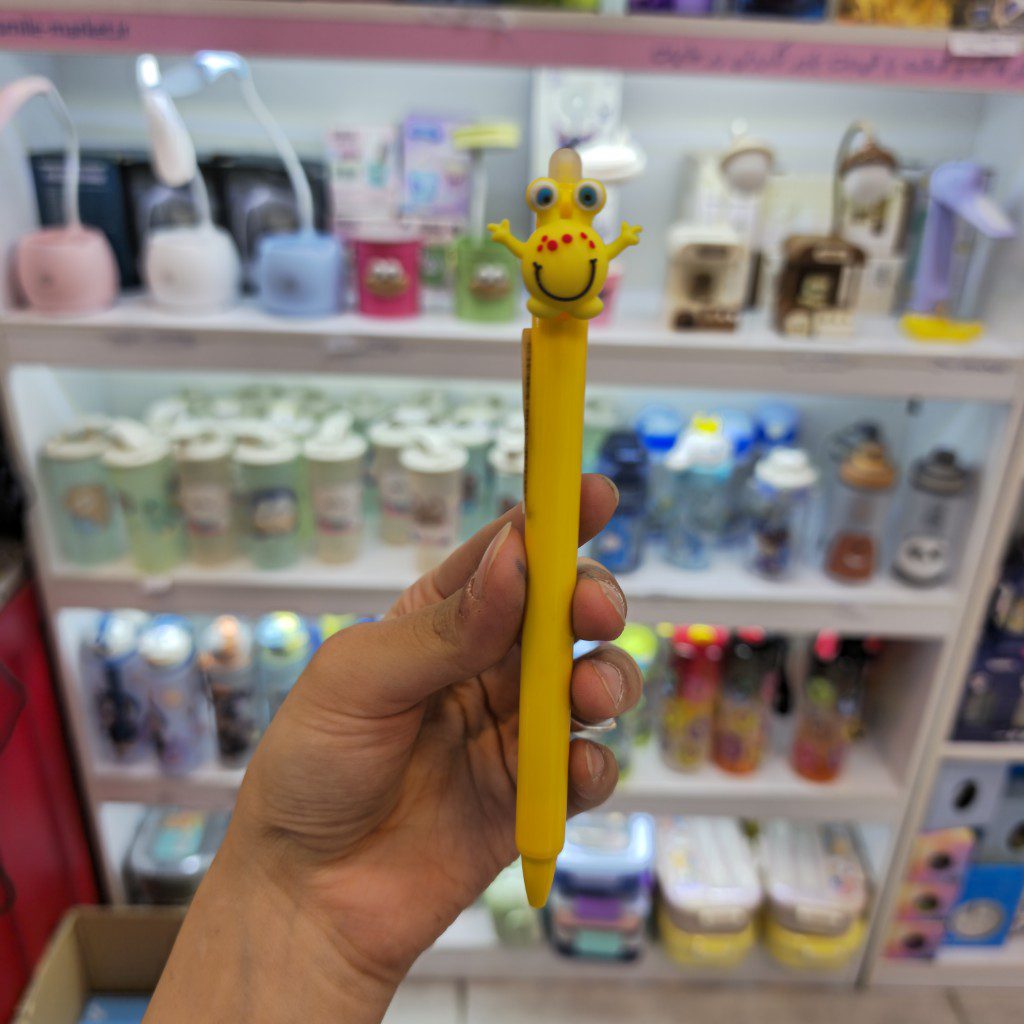 خودکار فشاری پاک‌کن‌دار میکروب