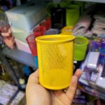 جاقلمی توری فلزی رنگی زرد