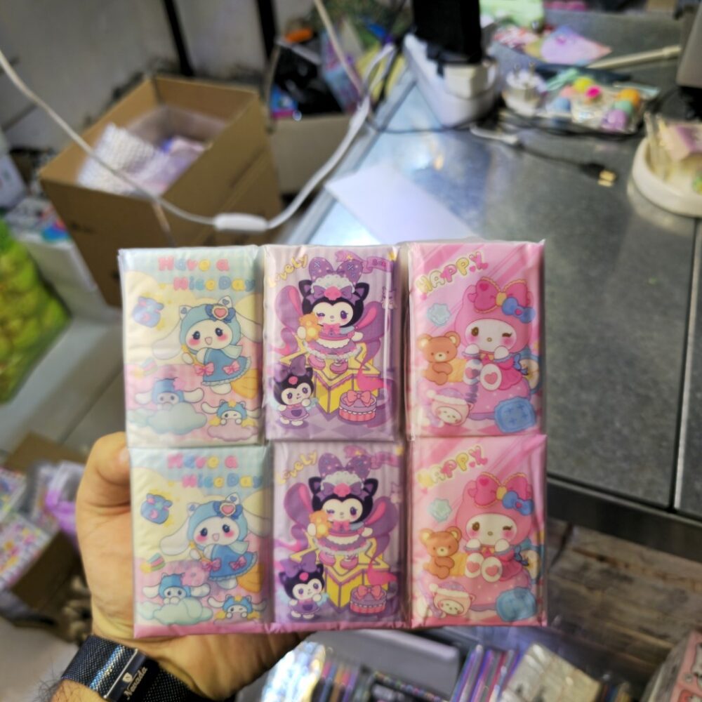 دستمال کاغذی جیبی طرحدار