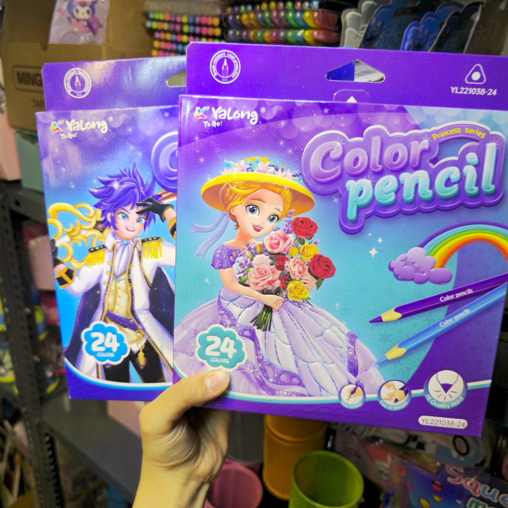 مداد رنگی یالونگ سری پرنسس