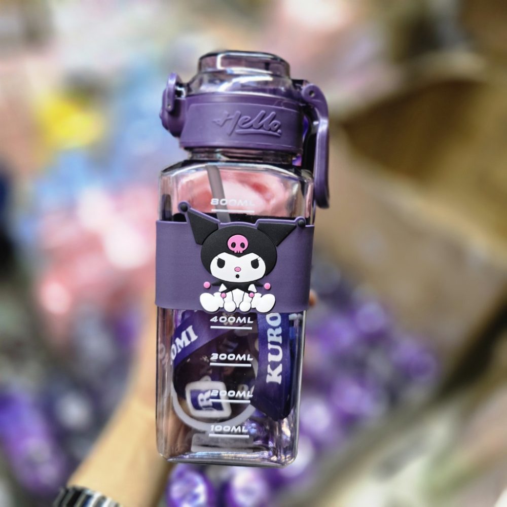 قمقمه 800 میل کرومی دسته و بند دار