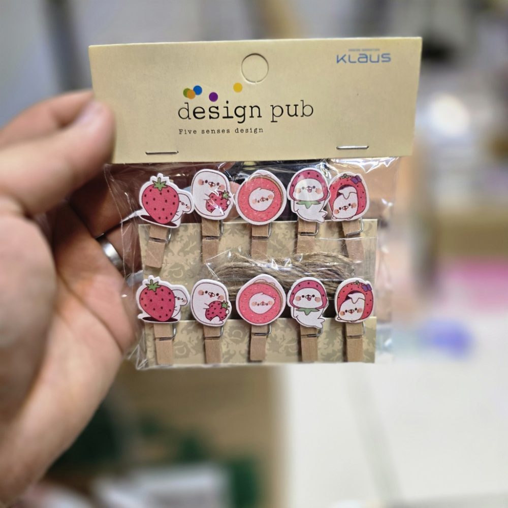 بسته گیره و کنف 10 عددی توت فرنگی