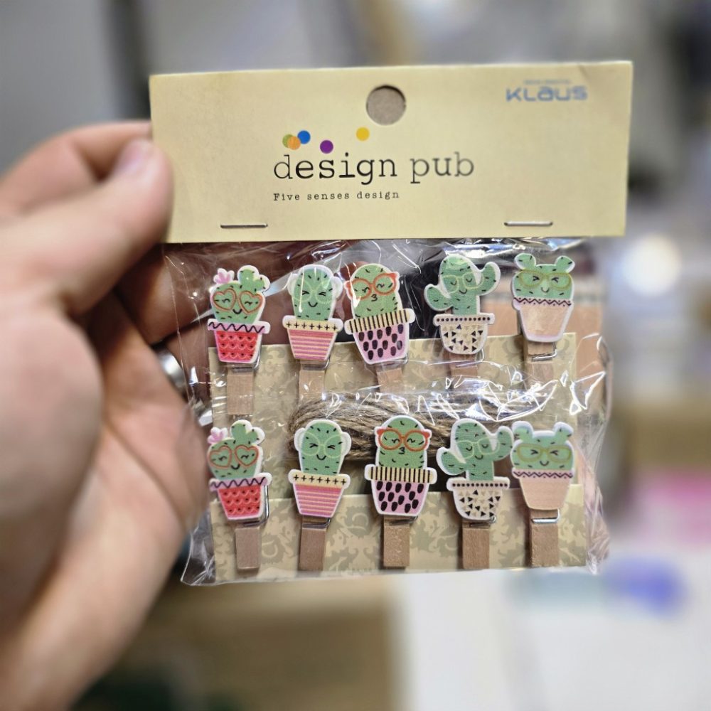 بسته گیره و کنف 10 عددی کاکتوس