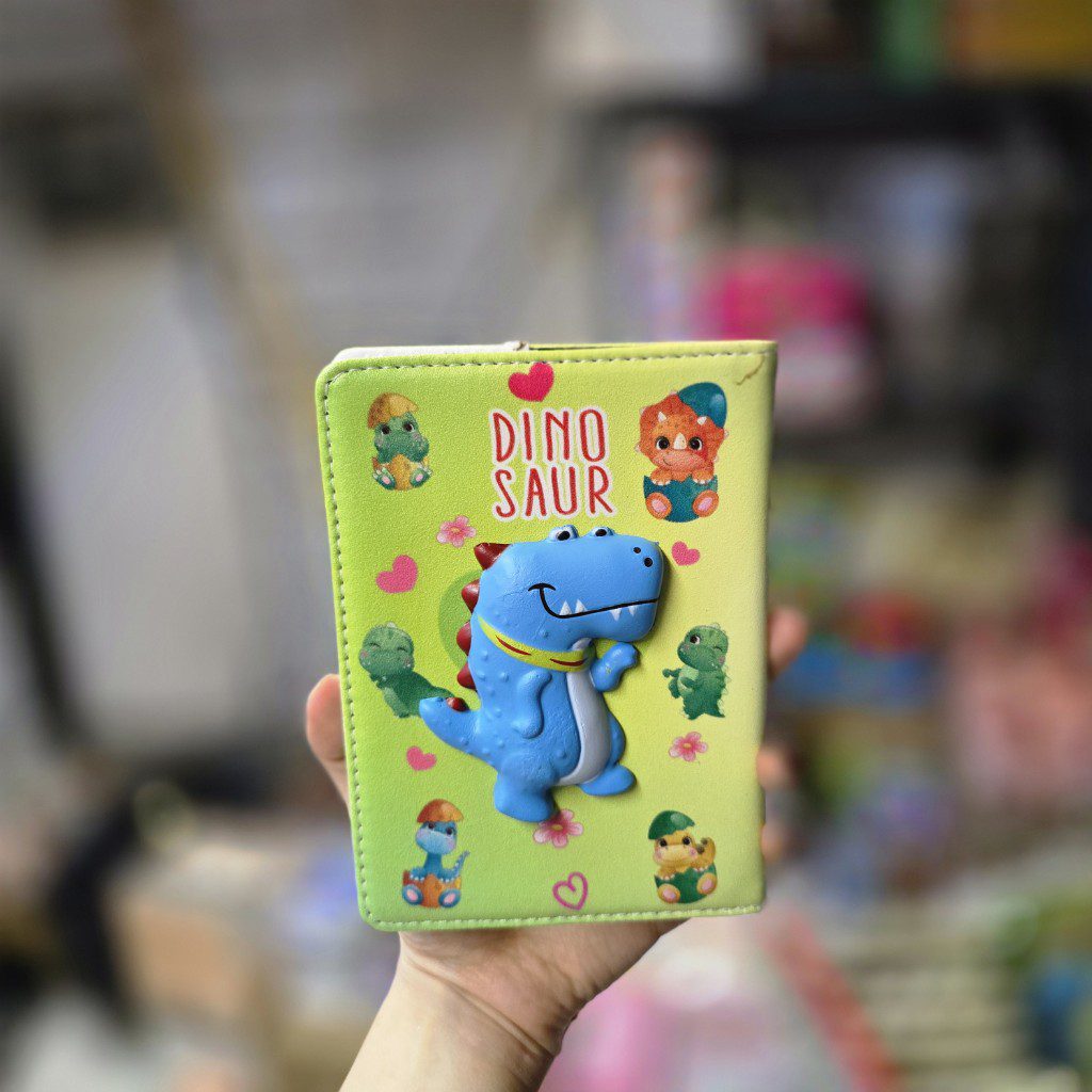 دفترچه اسکوییشی دار دایناسور