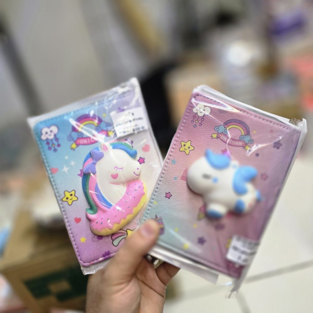 دفترچه اسکوییشی دار پونی با برگه حاشیه دار