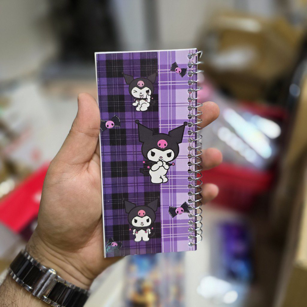 دفترچه بلند سیم از بغل طرح های فانتزی برند سراج