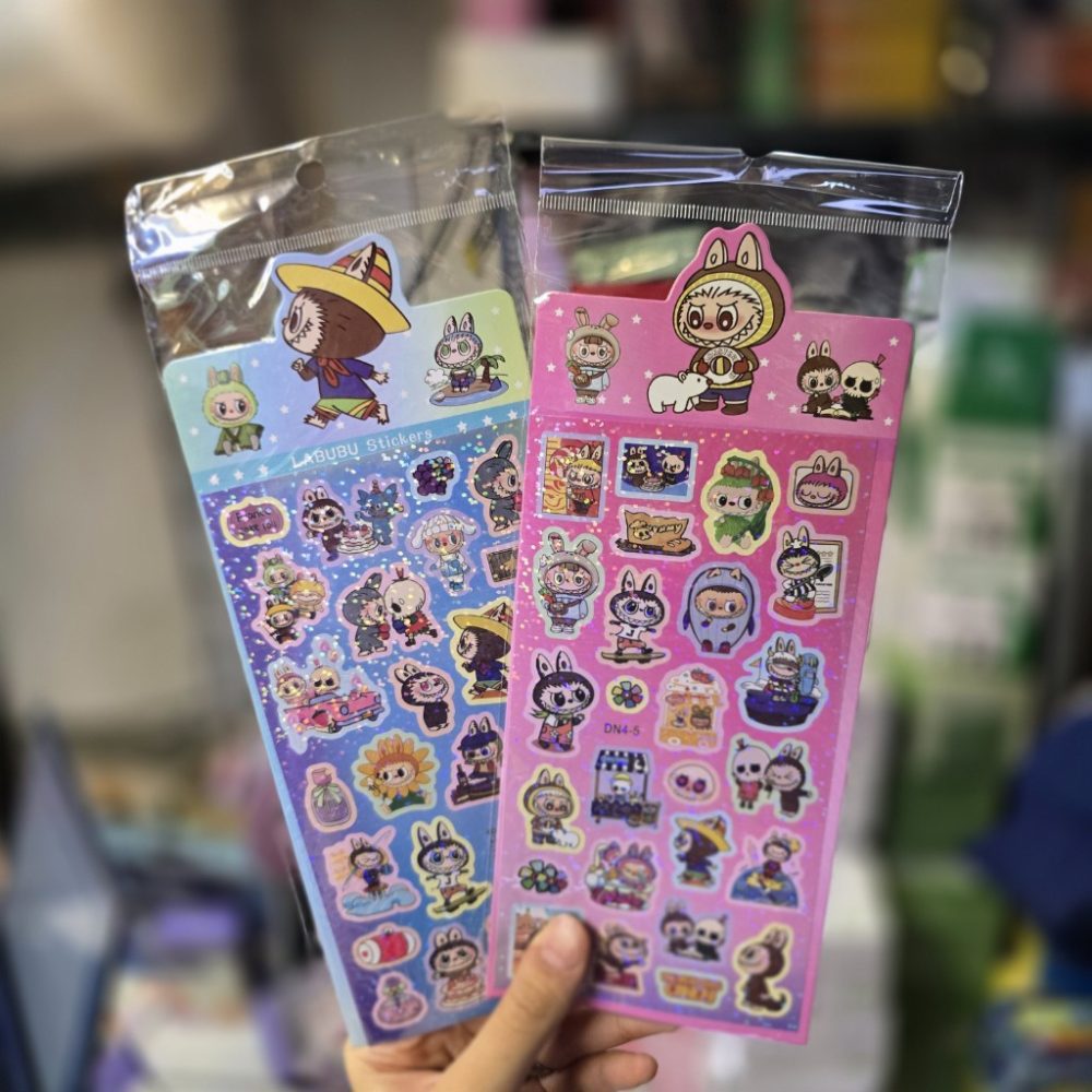 استیکر ورقی هولوگرامی لبوبو
