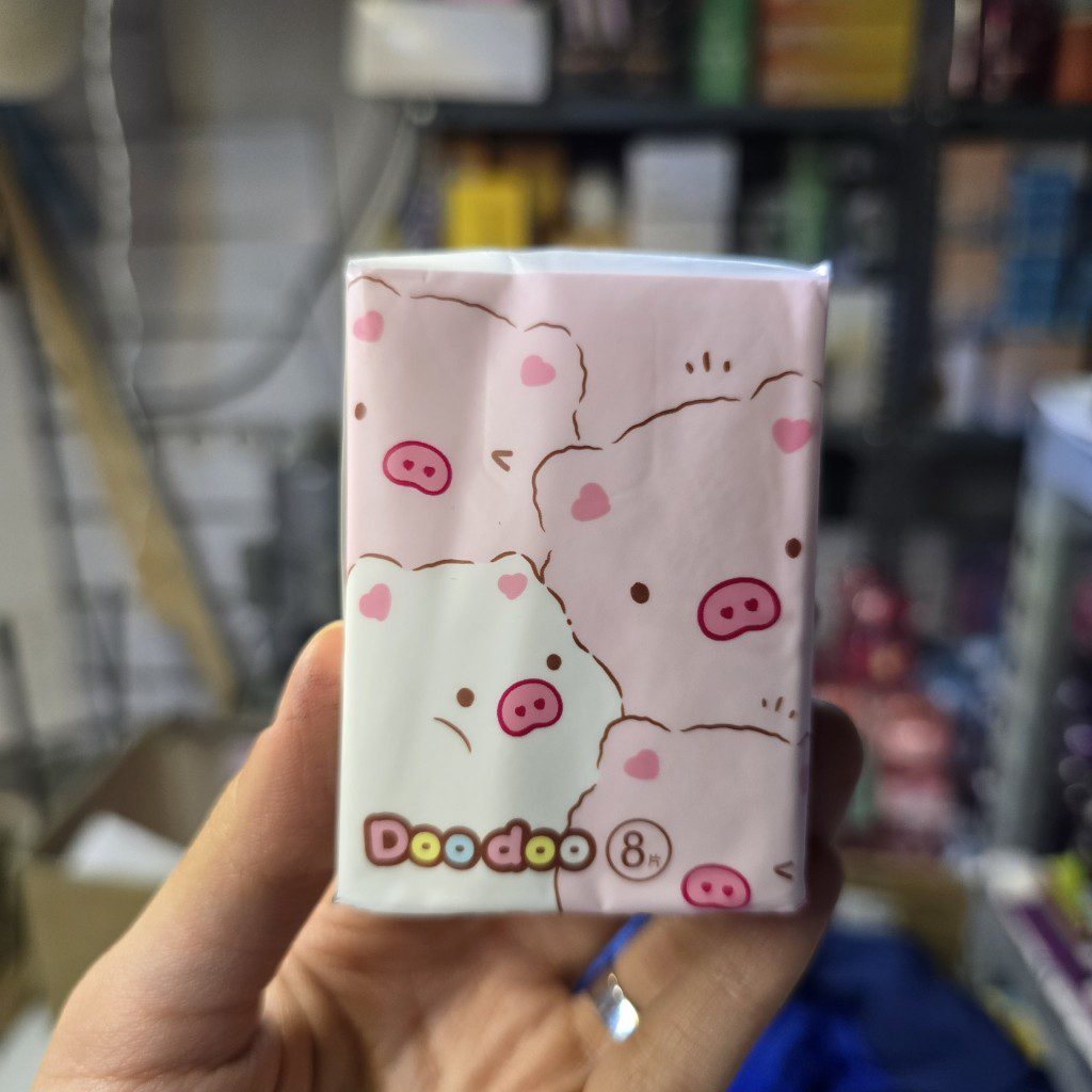 دستمال کاغذی جیبی 8 برگ طرح خوک دسته جمعی