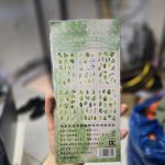 استیکر بسته 6عددی برگ رنگ سبز - Image 2