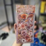 استیکر بسته 6عددی گل رنگ نارنجی