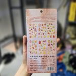 استیکر بسته 6عددی برگ های پاییزی پشت