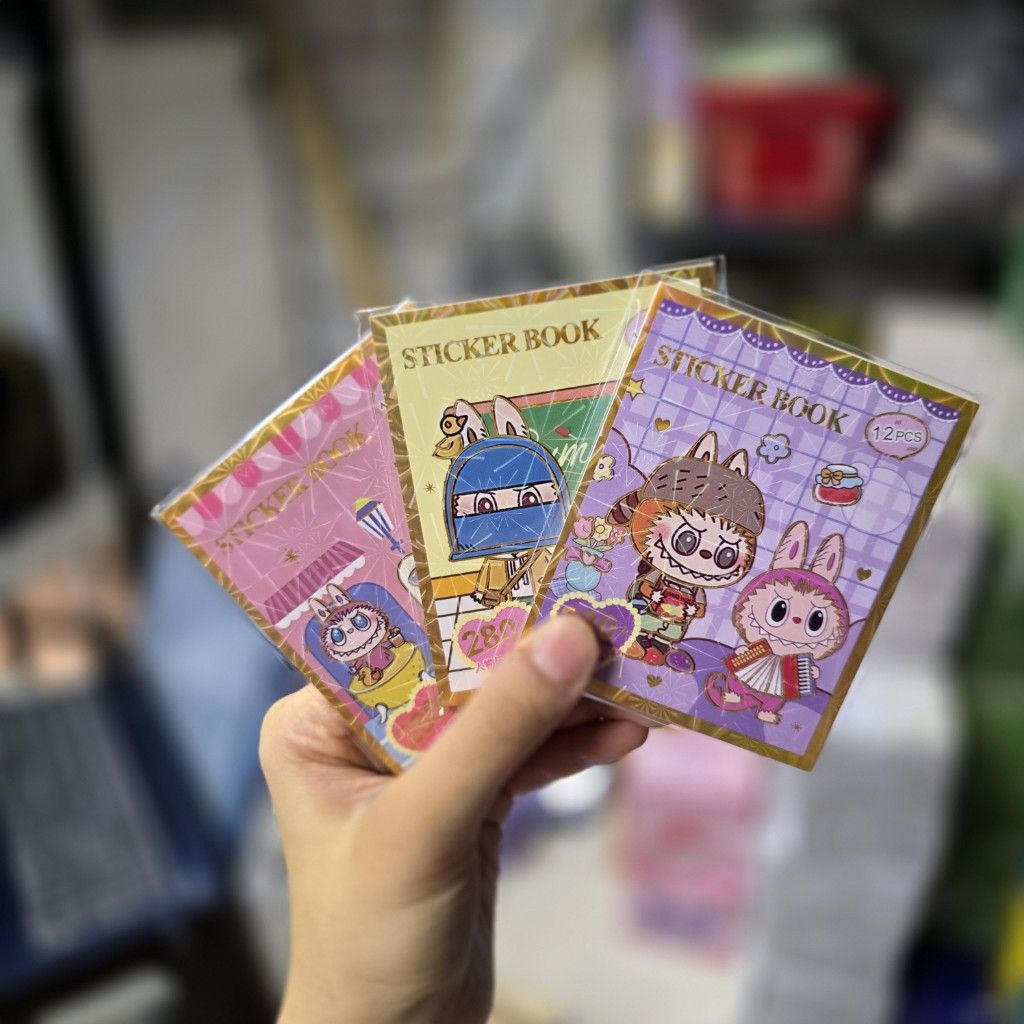 دفترچه استیکر 12 ورقی لبوبو